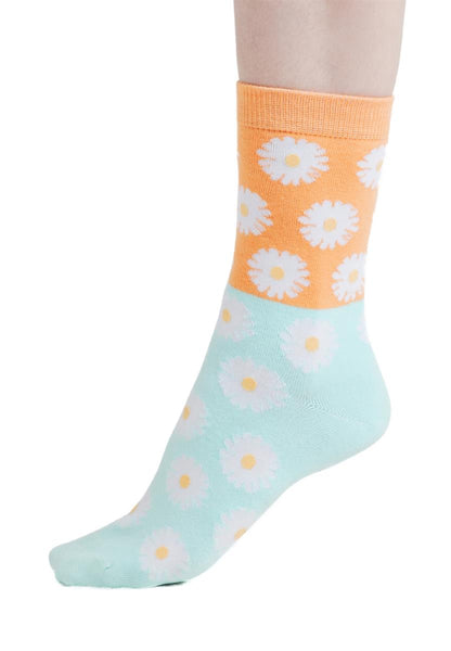 Daisy Floral Organic Cotton Socks