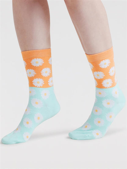 Daisy Floral Organic Cotton Socks