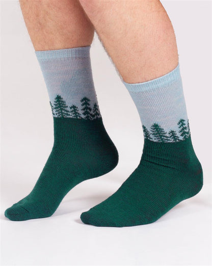 Forest Wool Crew Socks