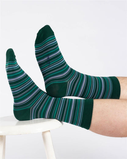 Multi Spripe Crew Socks