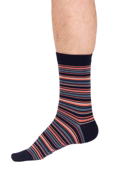 Multi Spripe Crew Socks