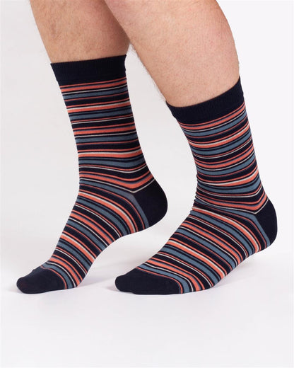 Multi Spripe Crew Socks