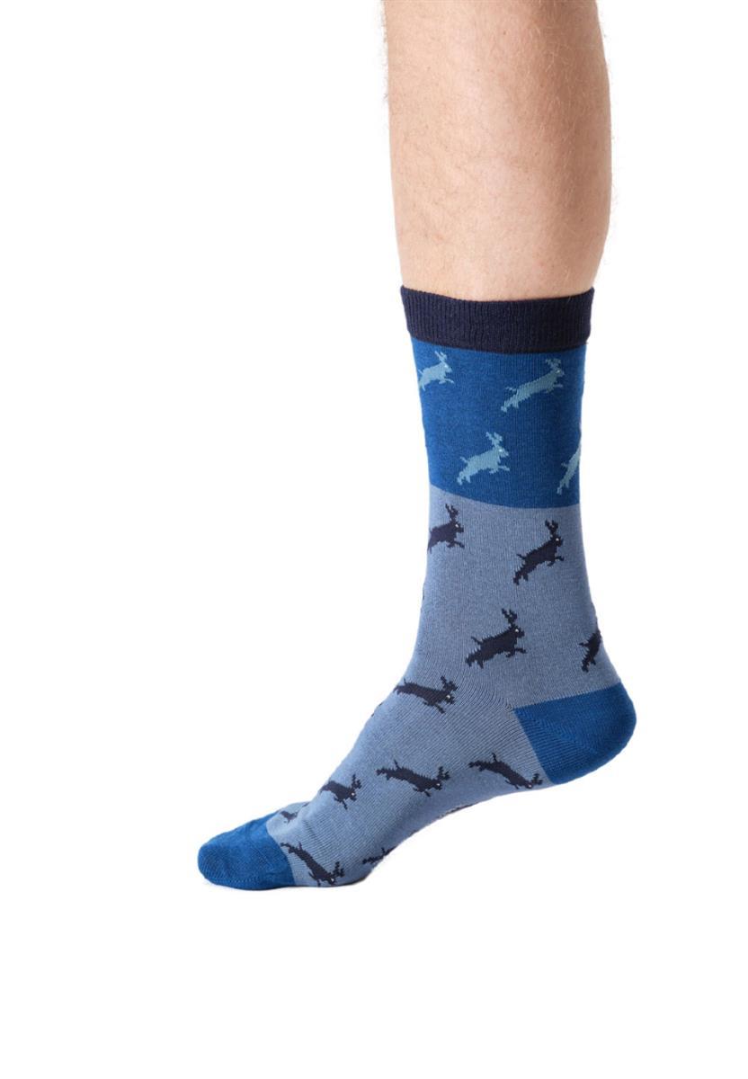 Mens Hare Bamboo Crew Socks