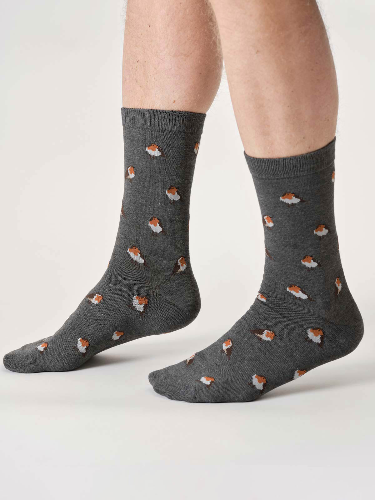 Mens Robin Bamboo Crew Socks