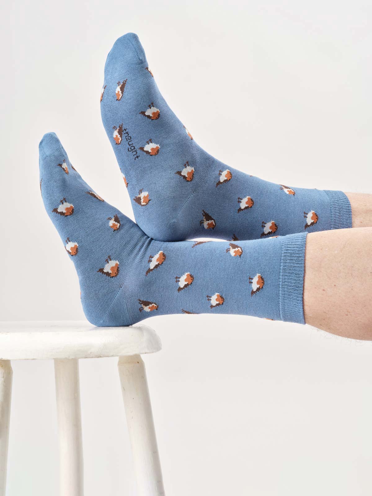 Mens Robin Bamboo Crew Socks