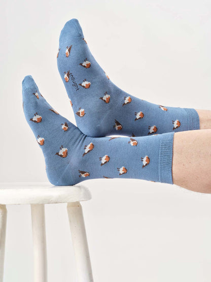 Mens Robin Bamboo Crew Socks