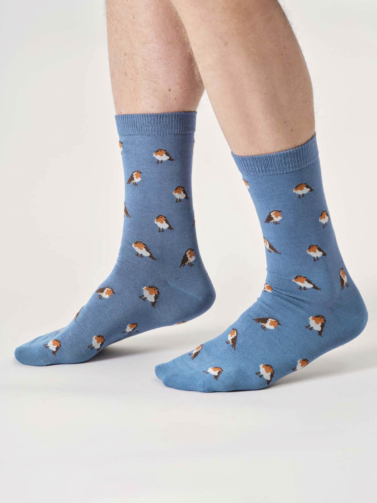 Mens Robin Bamboo Crew Socks