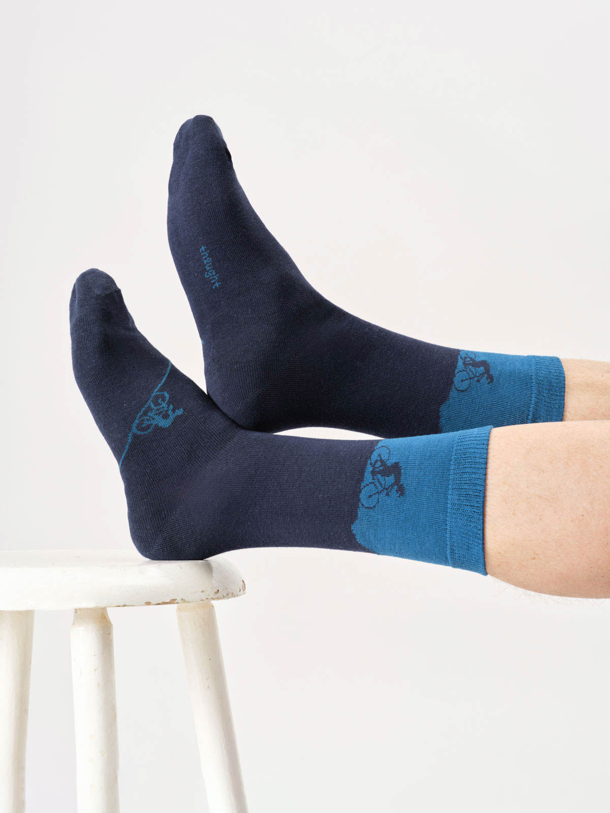 Mens Mountain Biking Bamboo Gift Box Of 4 Socks