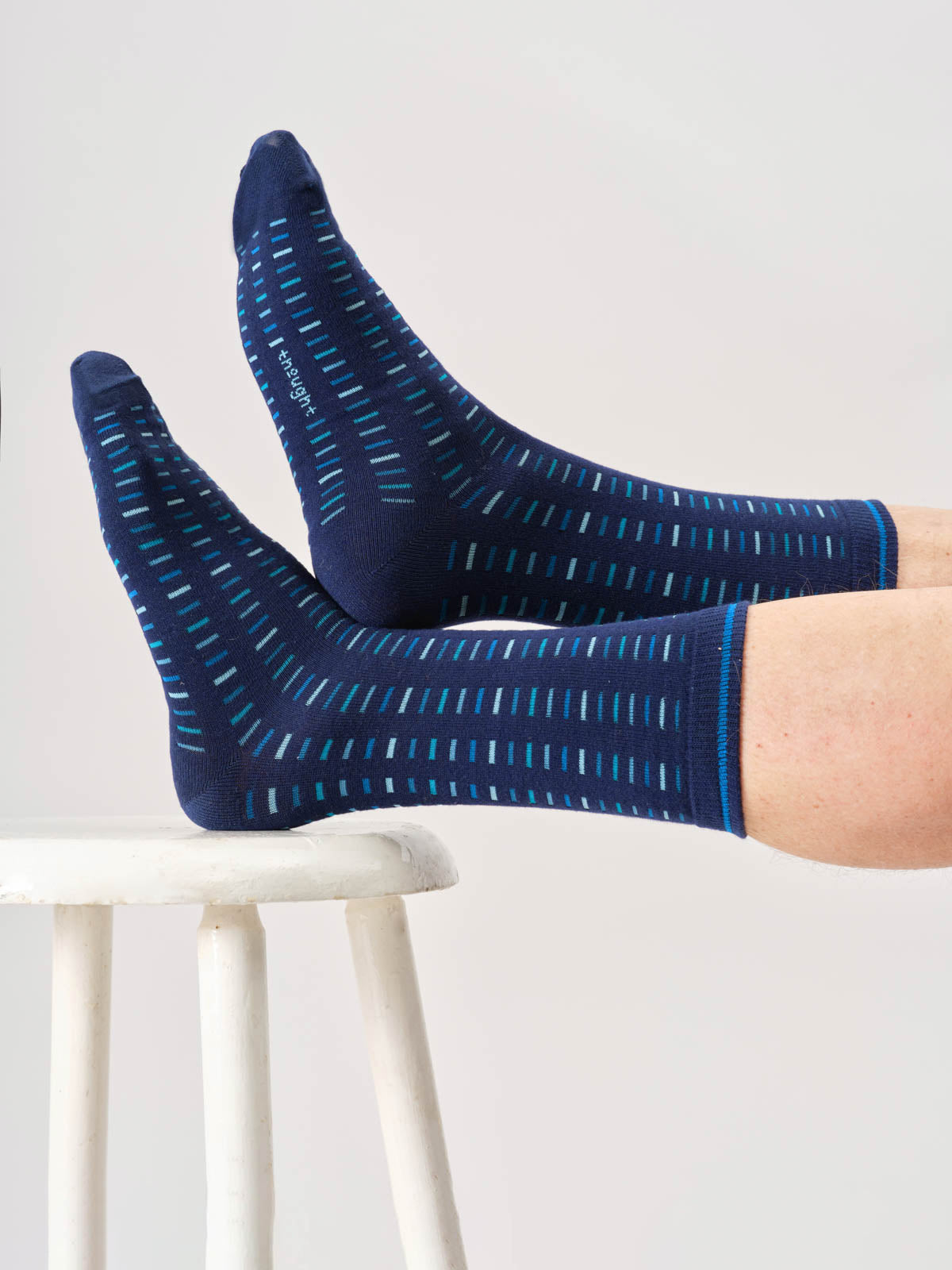 Mens Spot & Stripe Organic Cotton Gift Box Of 4 Socks