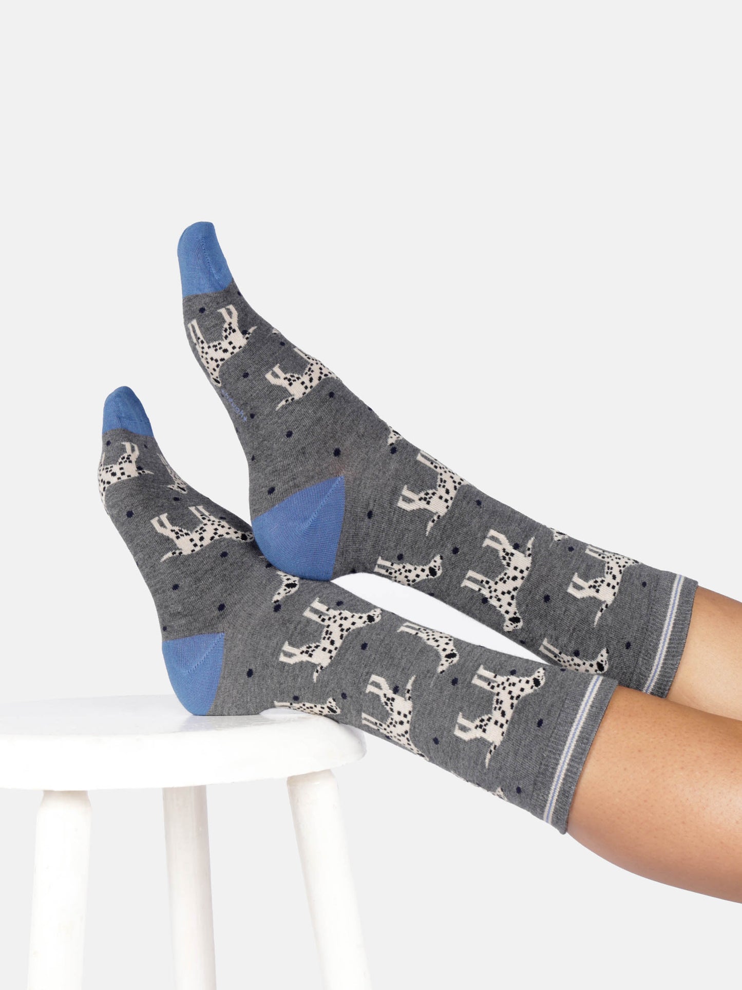 Womens Cats And Dogs Bamboo Crew Socks