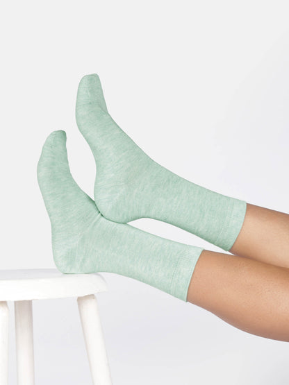 Womens Jackie Marl Crew Socks