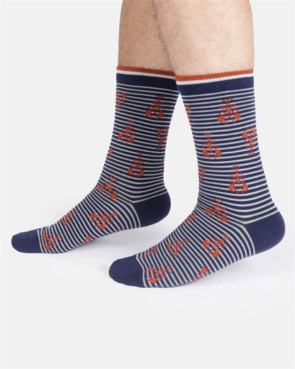 Mens Harbour Organic Cotton Gift Box Of 4 Socks