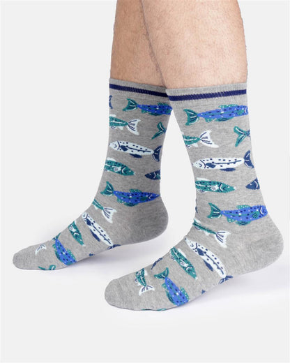 Mens Harbour Organic Cotton Gift Box Of 4 Socks