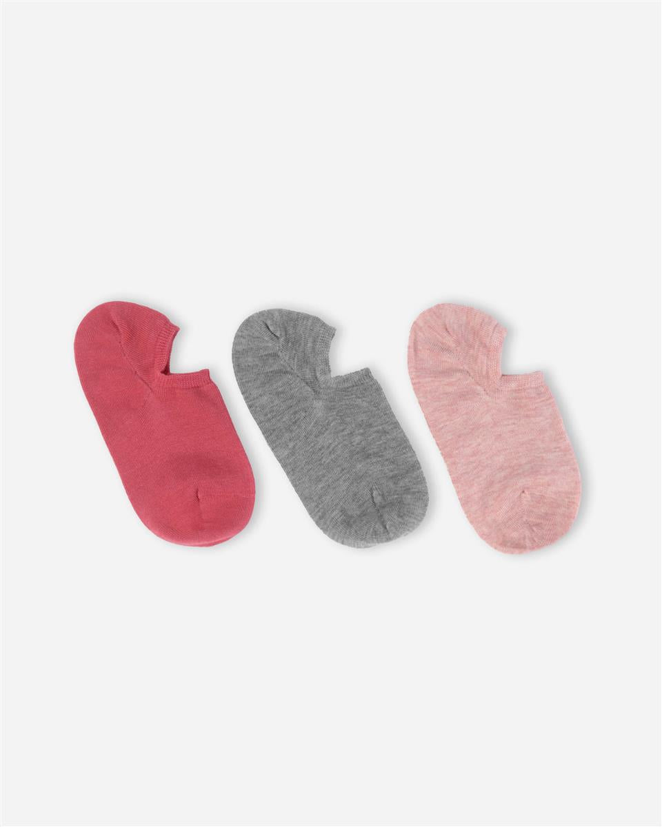 Womens Bamboo No-Show Socks 3 Pack
