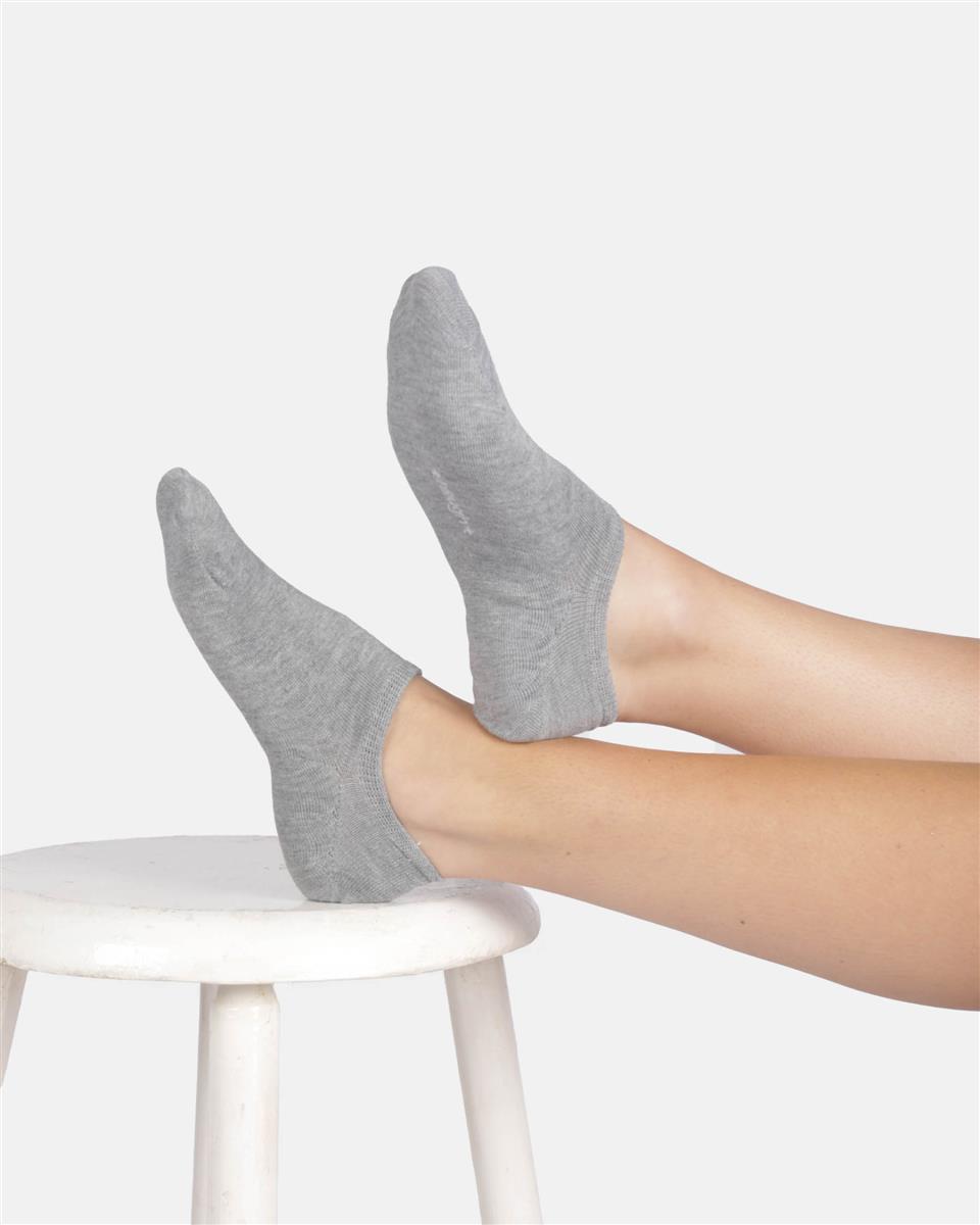 Womens Bamboo No-Show Socks 3 Pack