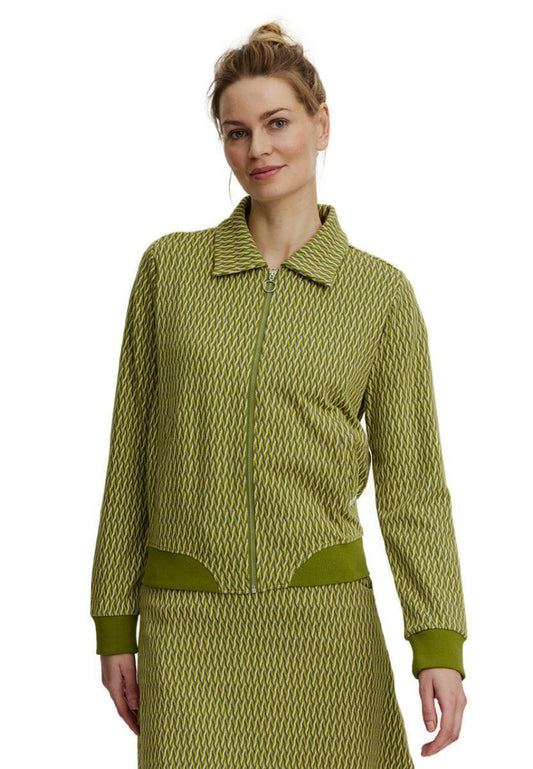 Gestrickte Jacke Im Retro-Look