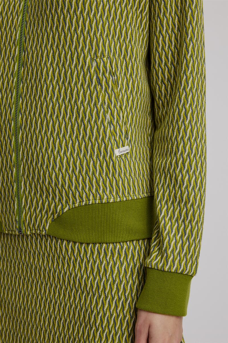 Gestrickte Jacke Im Retro-Look