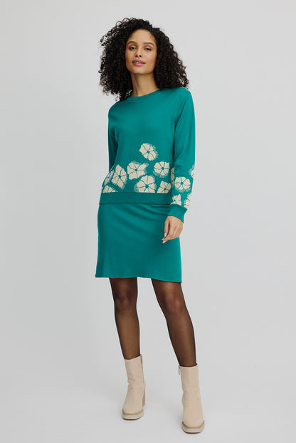 Lockerer Jaquard-Pullover