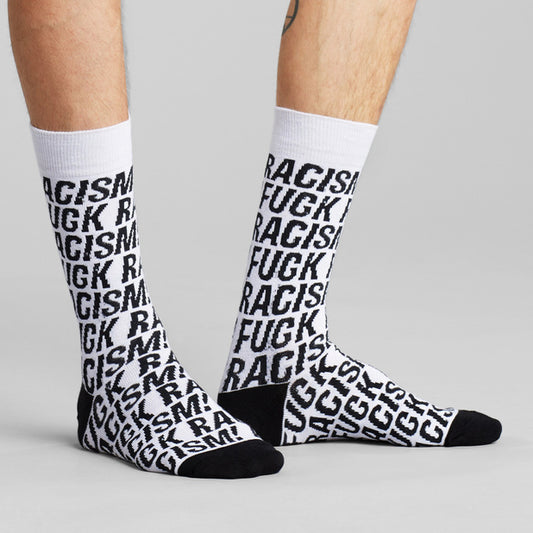 Socks Sigtuna Fuck Racism Pattern - Marlowe nature