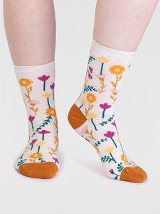 Fabiana Bamboo Floral Sock Box