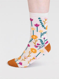 Fabiana Bamboo Floral Sock Box