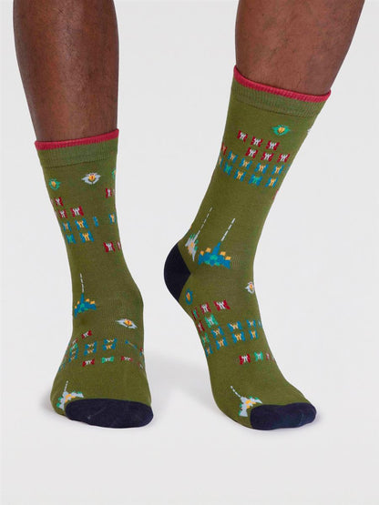 Lucas Bamboo Arcade Socks