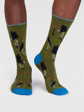 Laden Sie das Bild in den Galerie-Viewer, Gino Bamboo Heron Bird Socks
