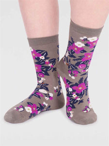 Arya Floral Socks