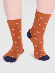 Wren Bird Socks