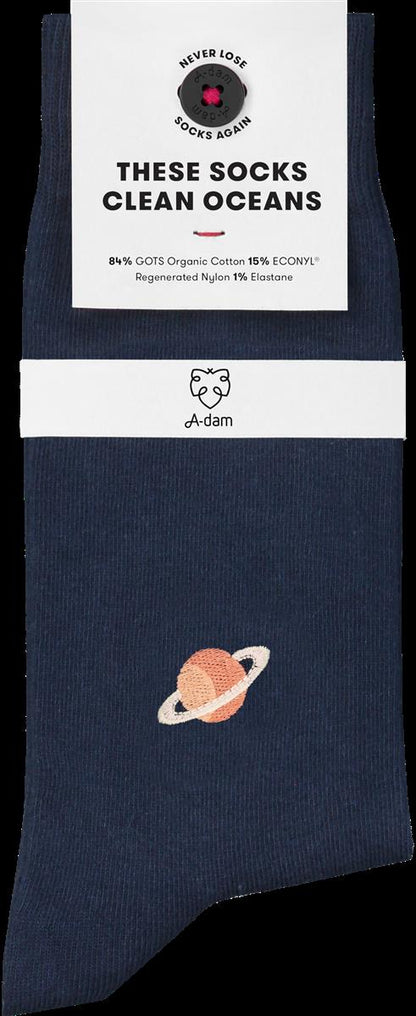 A-dam Onno Socken aus Bio-Baumwolle mit Stickerei bei Marlowe nature